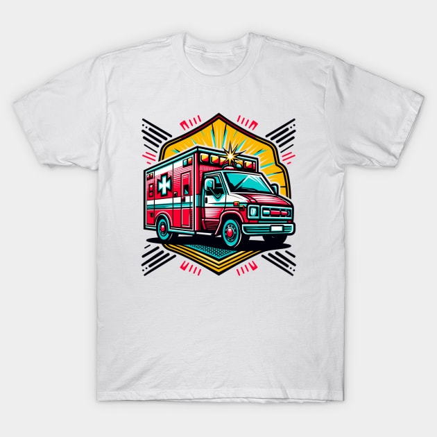 Ambulance T-Shirt by Vehicles-Art